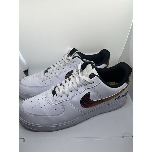 Nike Air Force 1 Low Drew League 2021 White Multicolor DM7578-100 Men Sz 15 main image 12